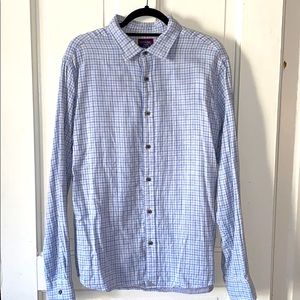 UNTUCKit blue / grey XL button down shirt